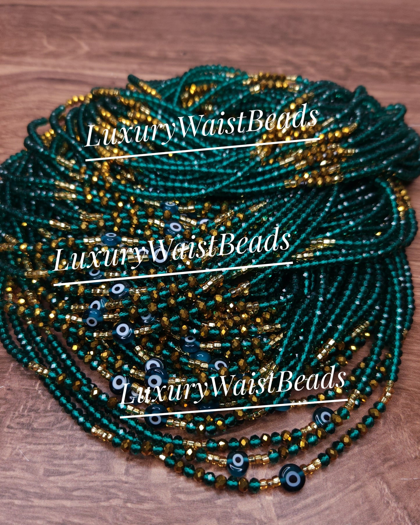 Evil Eye in Emerald Crystals