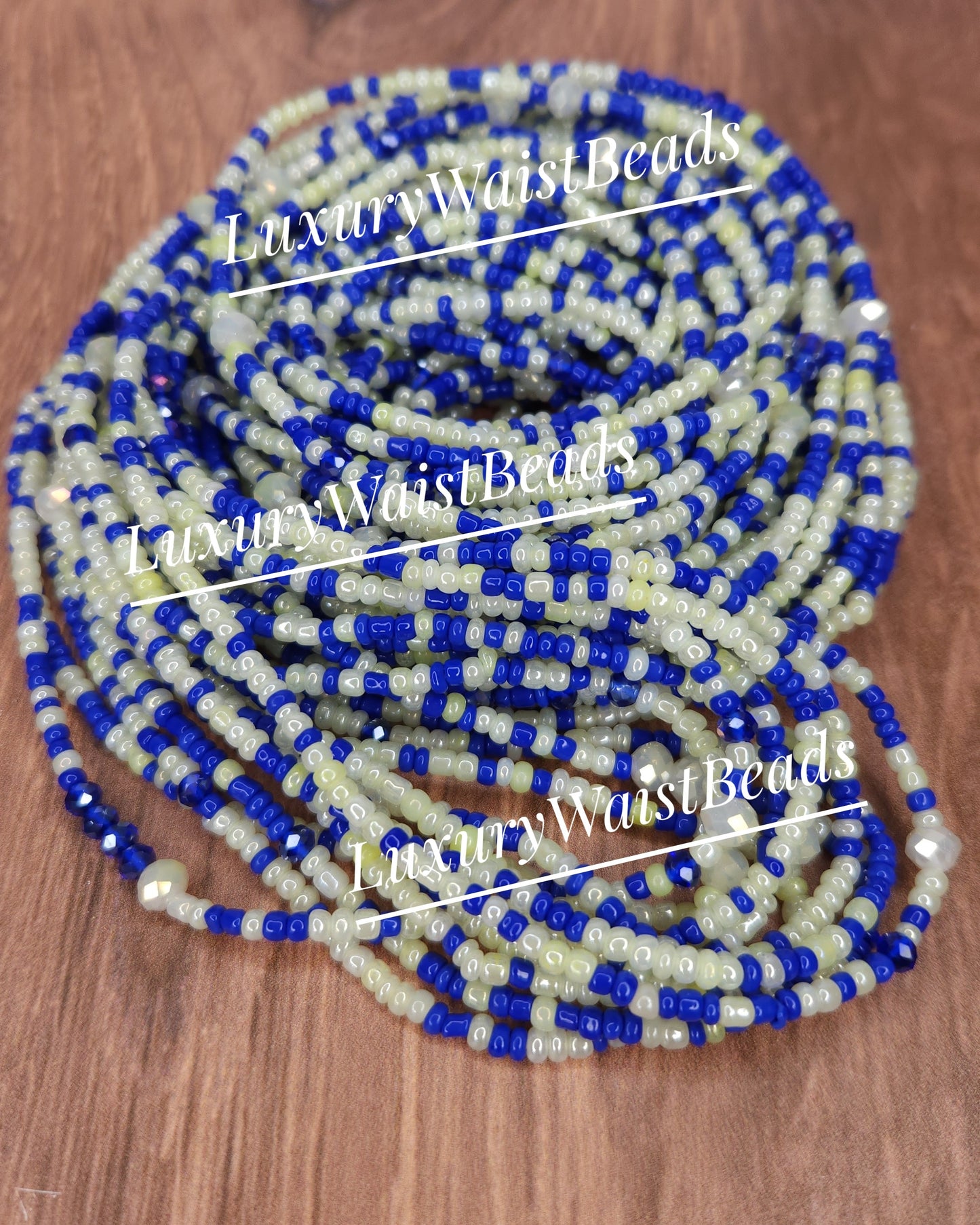 Royal Blue & Pearl Mix