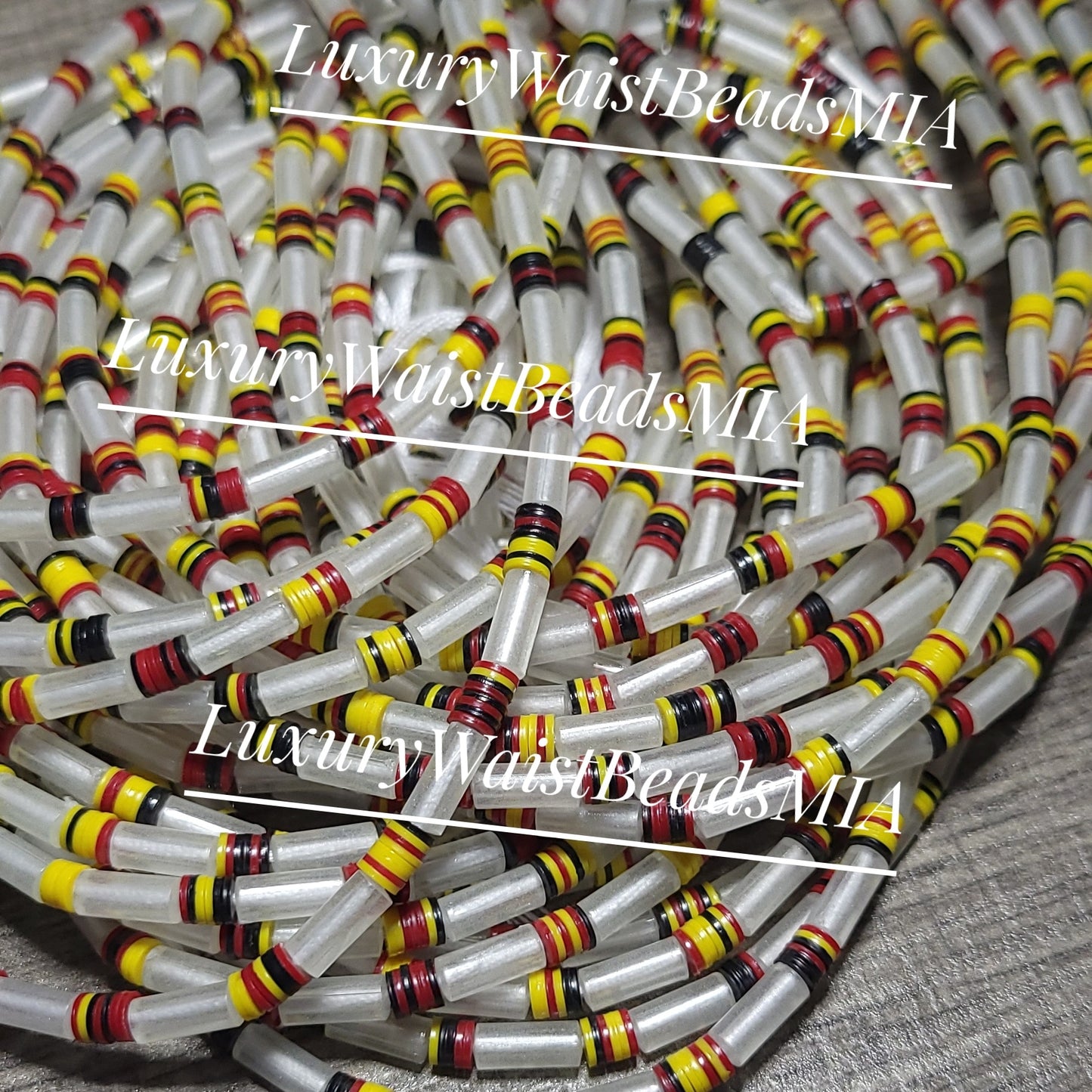 Glow Red Yellow & Black Discs