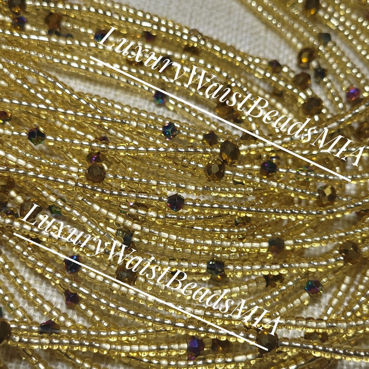 Gold with Iridescent