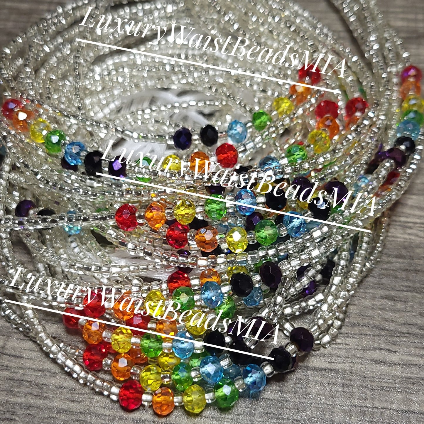 Chakra Crystals in Silver