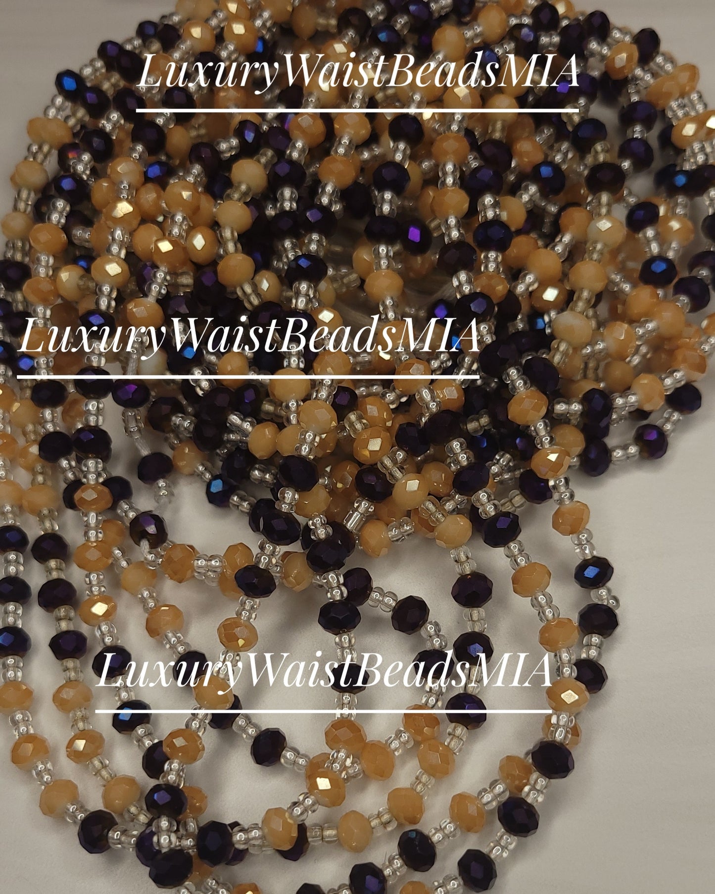 Purple & Tan Crystals