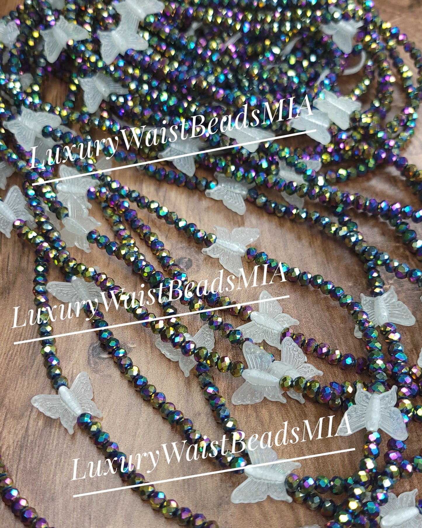 Glow Butterflies in "Mimi" Crystals