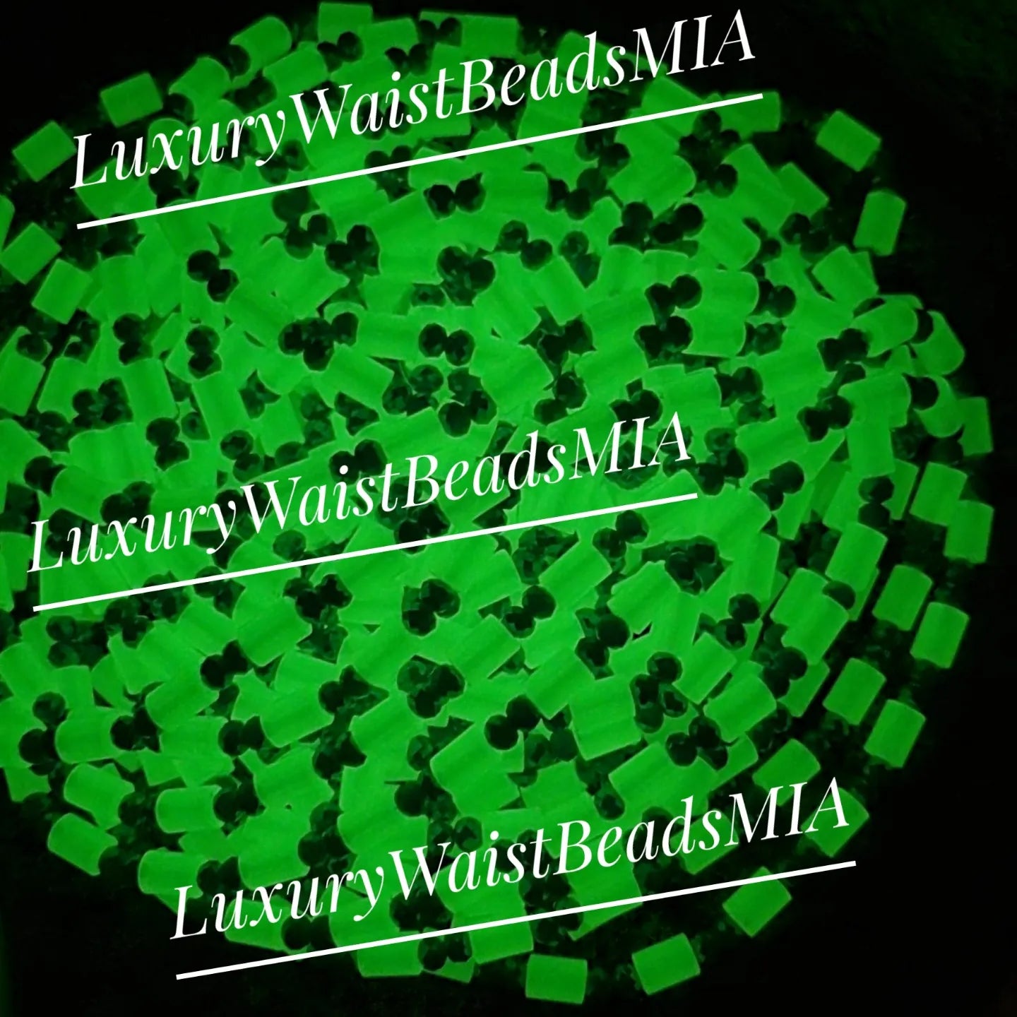 Glow Jumbo with Powder Blue Crystals