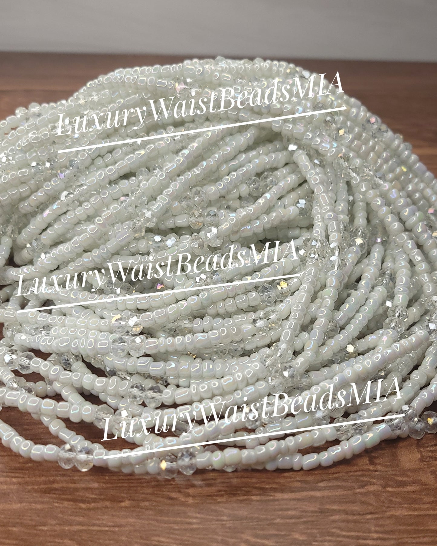 "Snow White" with Clear Crystals