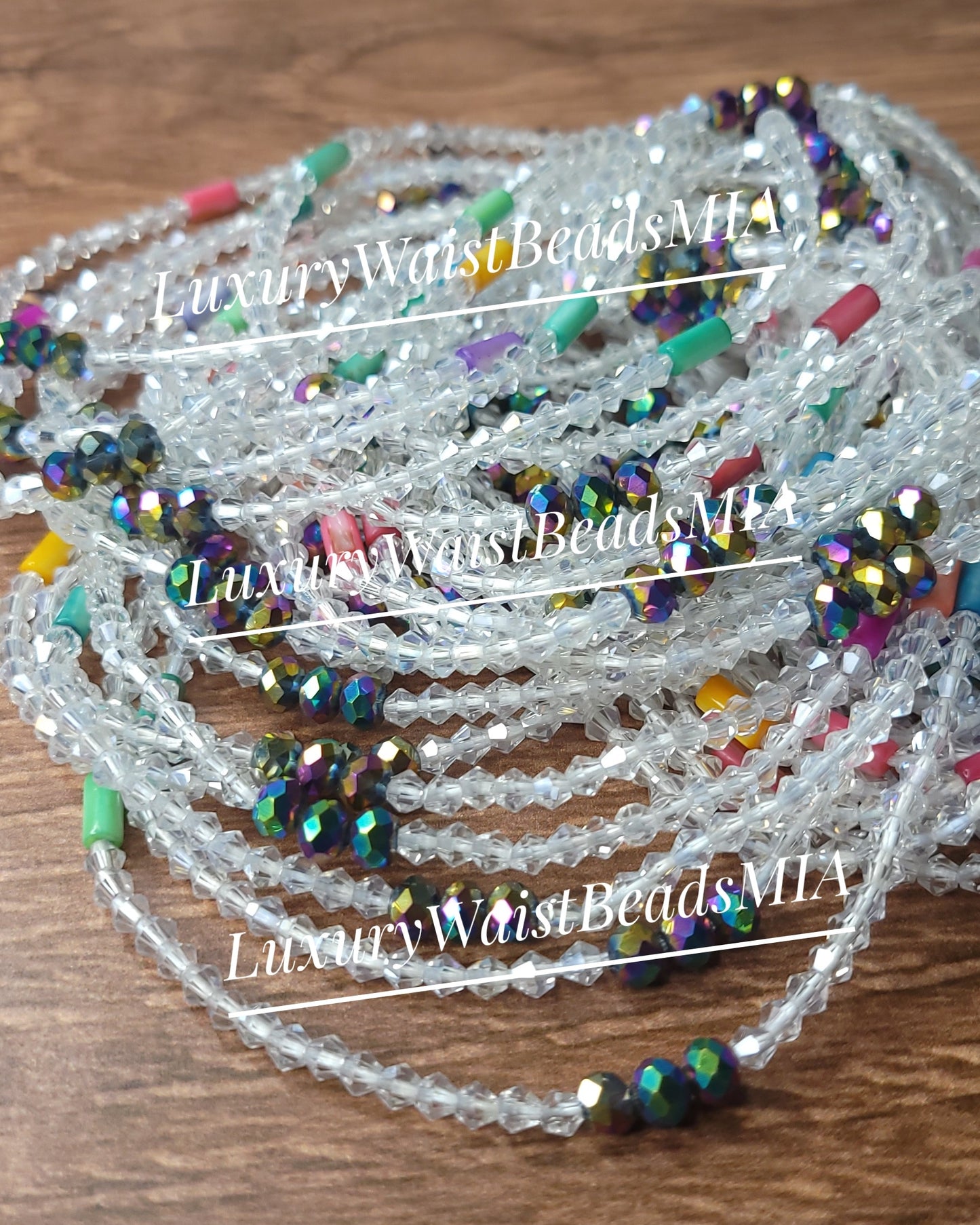 Clear Crystals with Iridescent & Rainbow