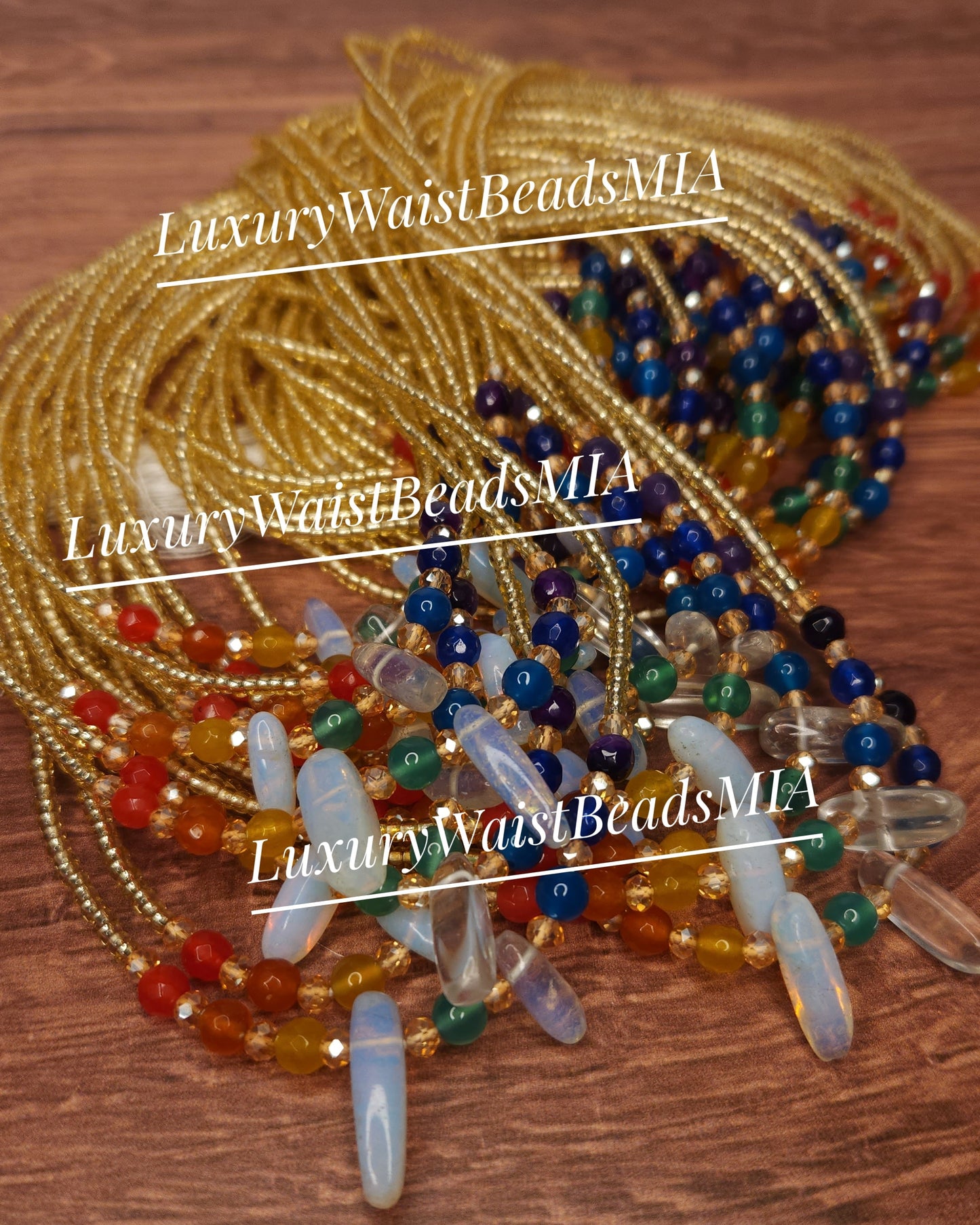 Chakra with Quartz in Gold