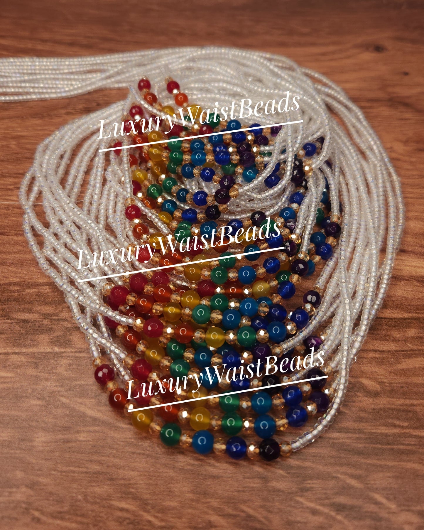 Chakra Stones in Clear