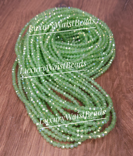 "Jade" Shiny Crystal Rope