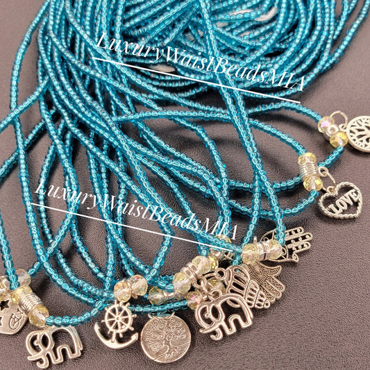 Teal with Charms