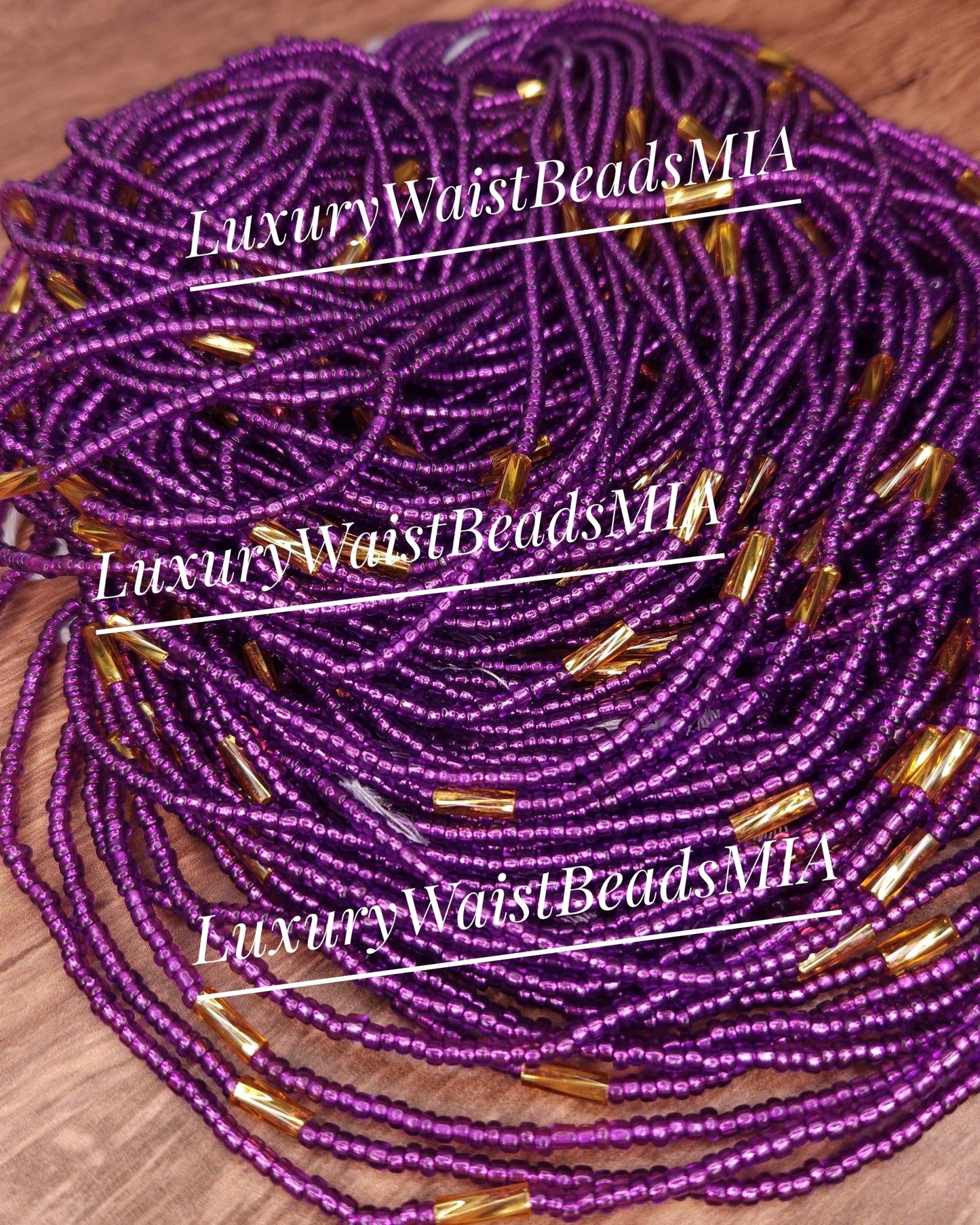 Purple with Gold
