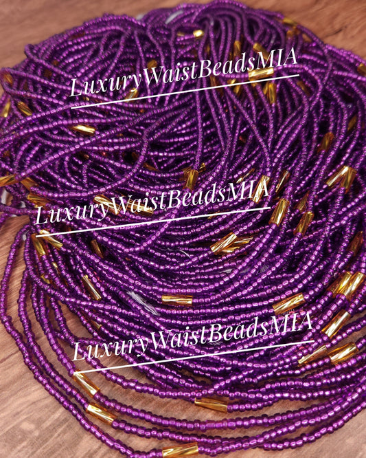 Purple with Gold